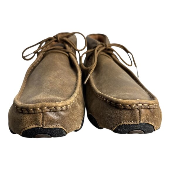 Twisted X Men's MDM0003 Leather Driving Moc Toe Chukka Boots in Brown Size 11.5M - Picture 5 of 12